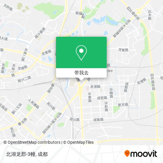 北湖龙郡-3幢地图