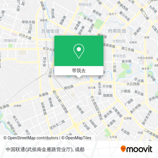 中国联通(武侯南金雁路营业厅)地图