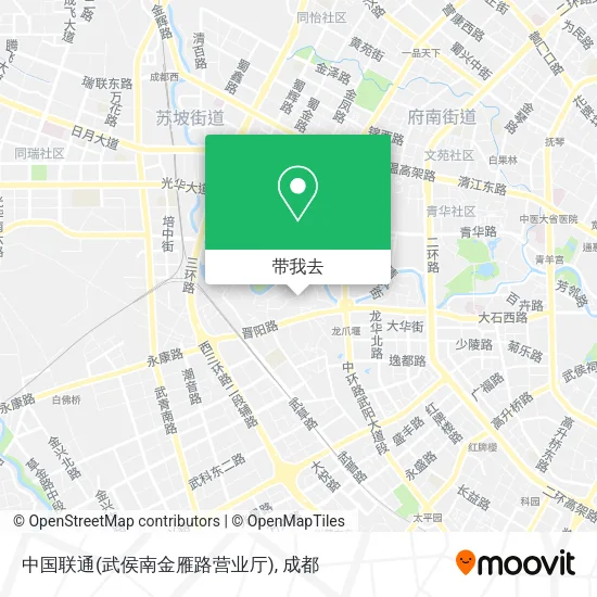 中国联通(武侯南金雁路营业厅)地图