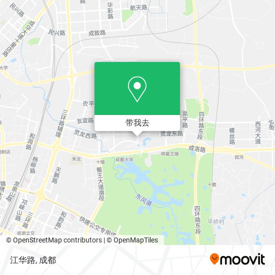 江华路地图