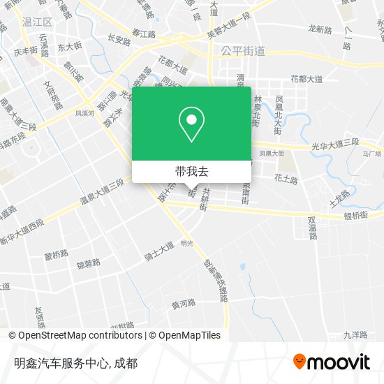 明鑫汽车服务中心地图