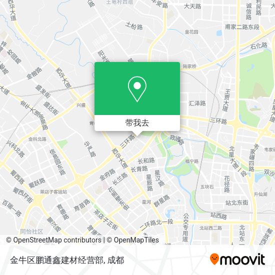 金牛区鹏通鑫建材经营部地图