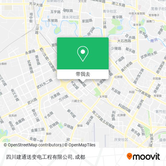 四川建通送变电工程有限公司地图