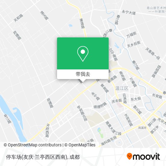 停车场(友庆·兰亭西区西南)地图