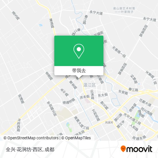 全兴·花涧坊-西区地图