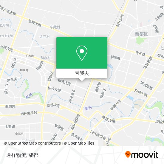 通祥物流地图