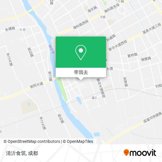 清沂食筑地图