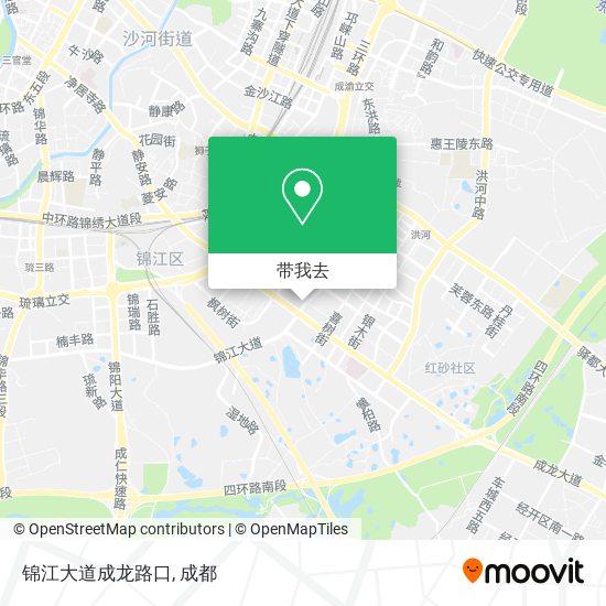 锦江大道成龙路口地图