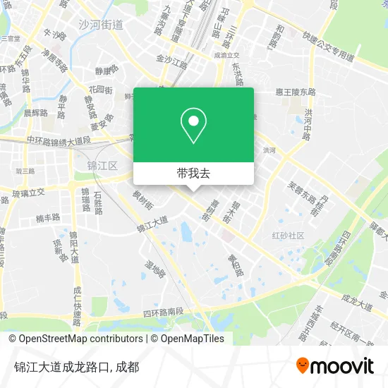 锦江大道成龙路口地图