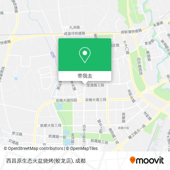 西昌原生态火盆烧烤(蛟龙店)地图