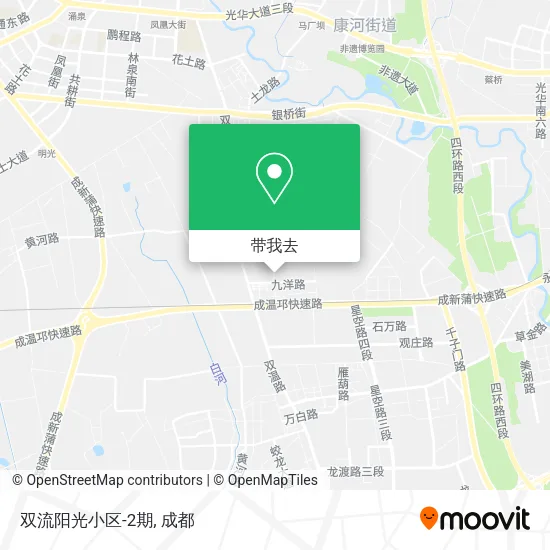 双流阳光小区-2期地图