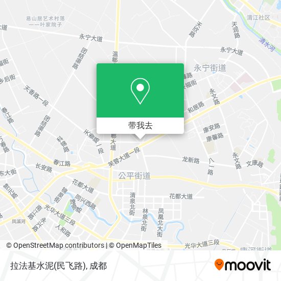 拉法基水泥(民飞路)地图