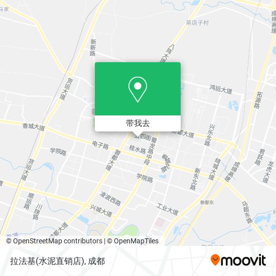 拉法基(水泥直销店)地图
