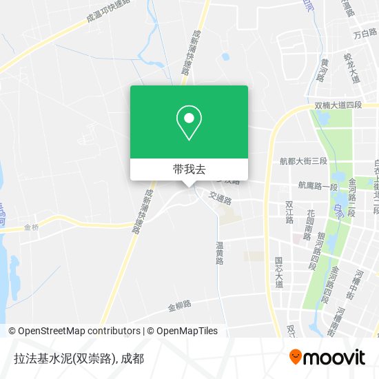 拉法基水泥(双崇路)地图