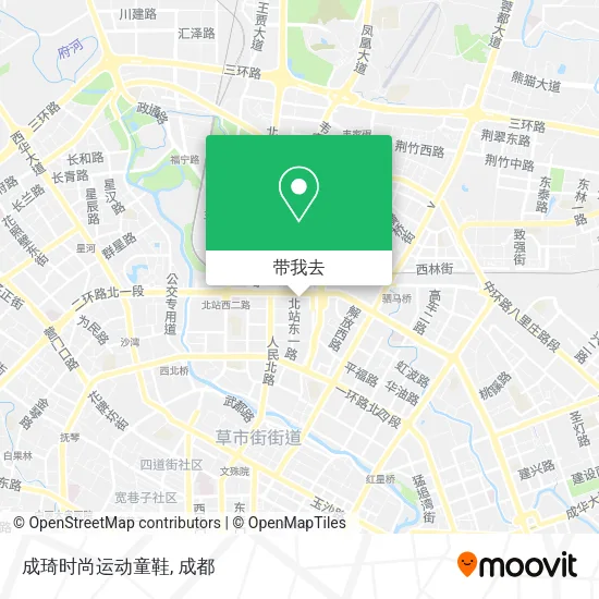 成琦时尚运动童鞋地图