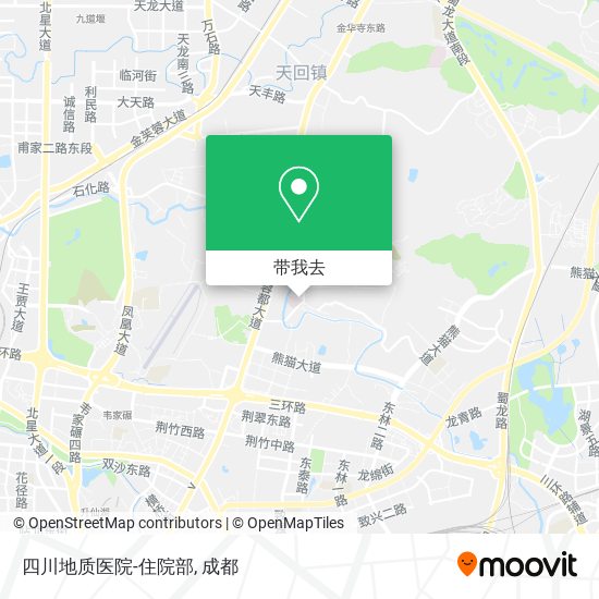 四川地质医院-住院部地图