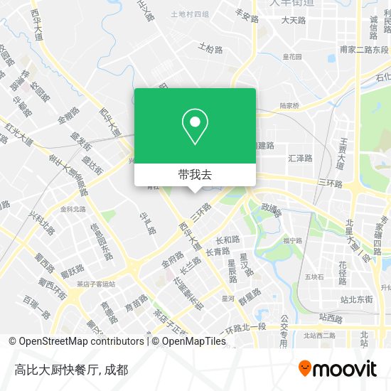 高比大厨快餐厅地图