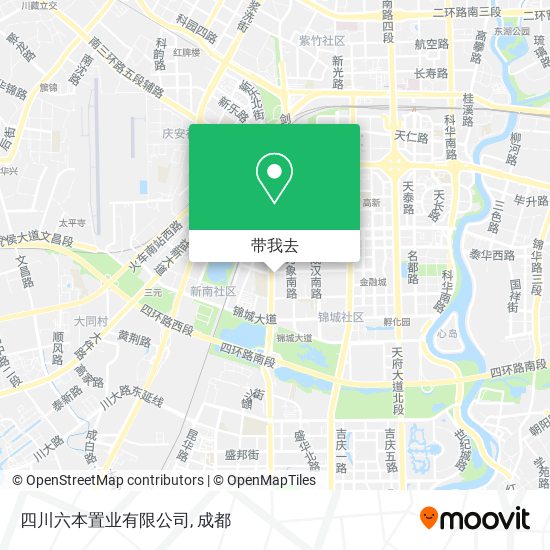 四川六本置业有限公司地图