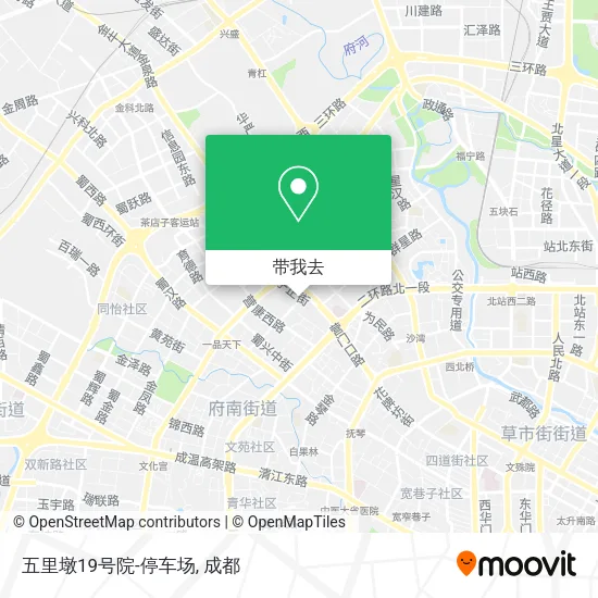 五里墩19号院-停车场地图