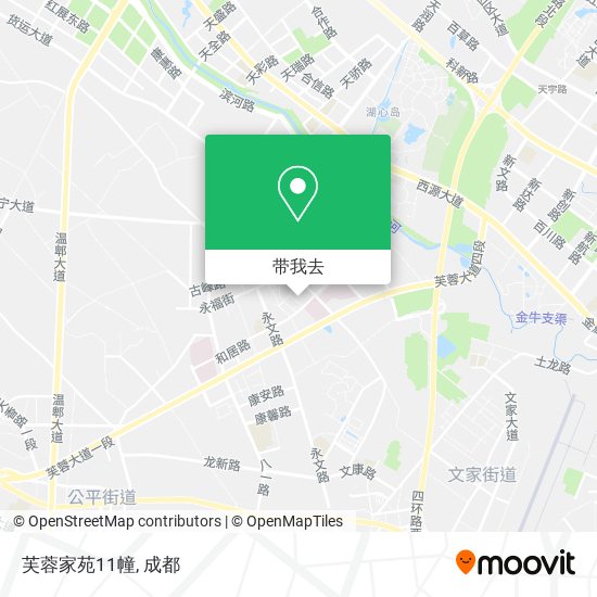 芙蓉家苑11幢地图