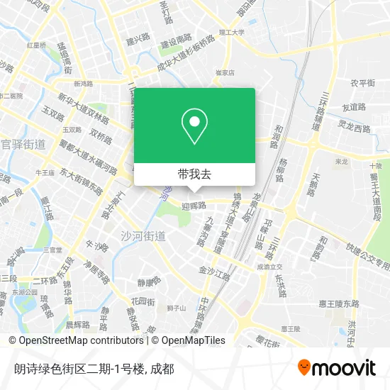朗诗绿色街区二期-1号楼地图