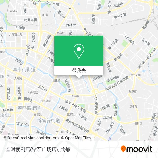 全时便利店(钻石广场店)地图