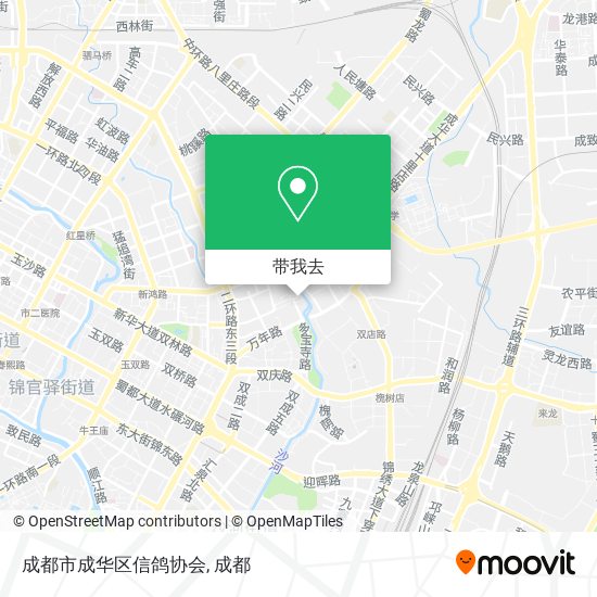 成都市成华区信鸽协会地图