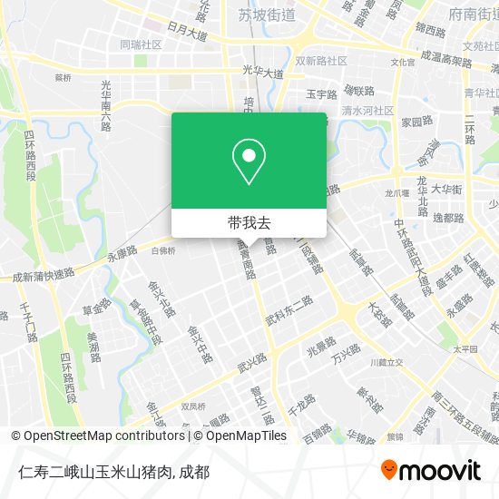 仁寿二峨山玉米山猪肉地图