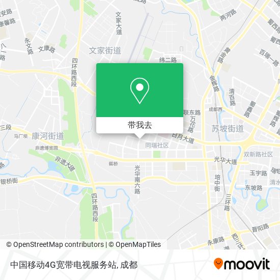 中国移动4G宽带电视服务站地图