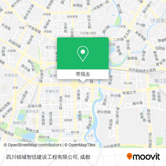 四川锦城智信建设工程有限公司地图