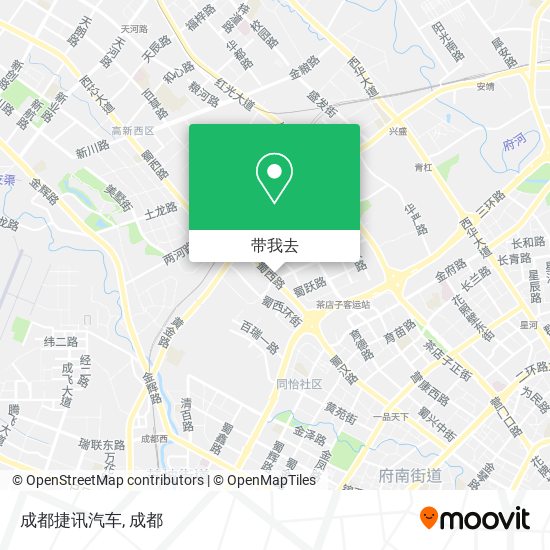 成都捷讯汽车地图