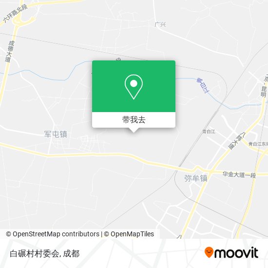 白碾村村委会地图