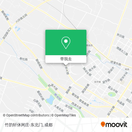 竹韵轩休闲庄-东北门地图
