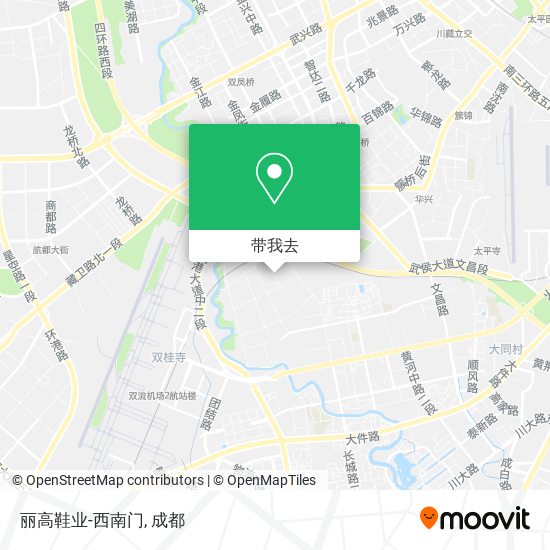丽高鞋业-西南门地图
