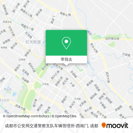 成都市公安局交通警察支队车辆管理所-西南门地图