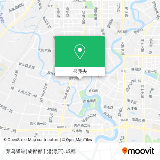 菜鸟驿站(成都都市港湾店)地图