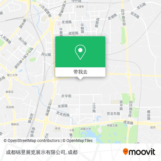 成都锦昱展览展示有限公司地图
