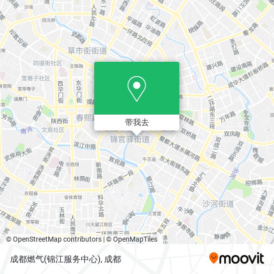 成都燃气(锦江服务中心)地图