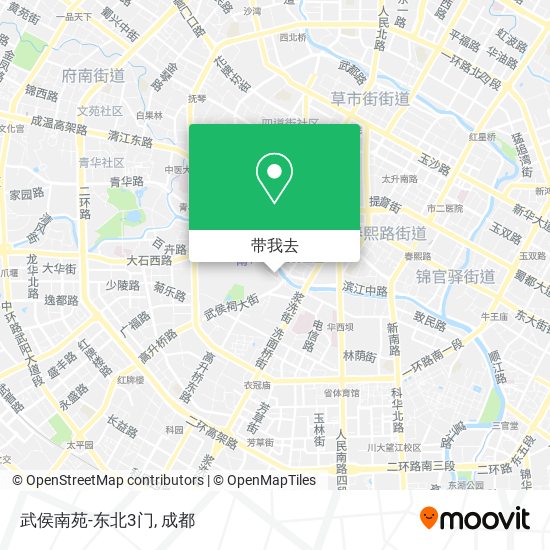 武侯南苑-东北3门地图