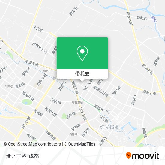 港北三路地图