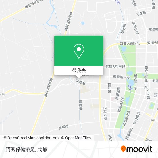 阿秀保健浴足地图