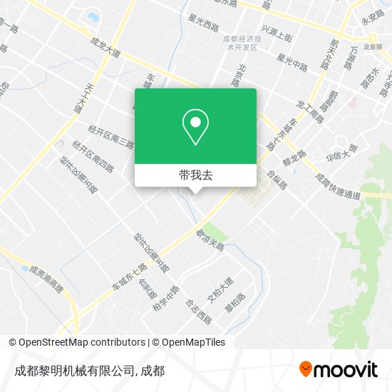成都黎明机械有限公司地图