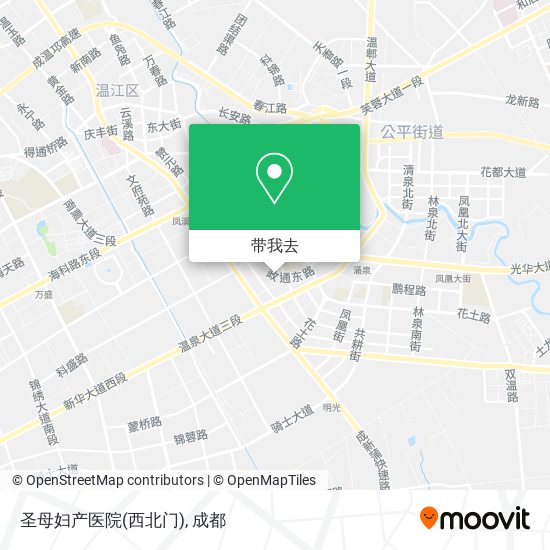 圣母妇产医院(西北门)地图