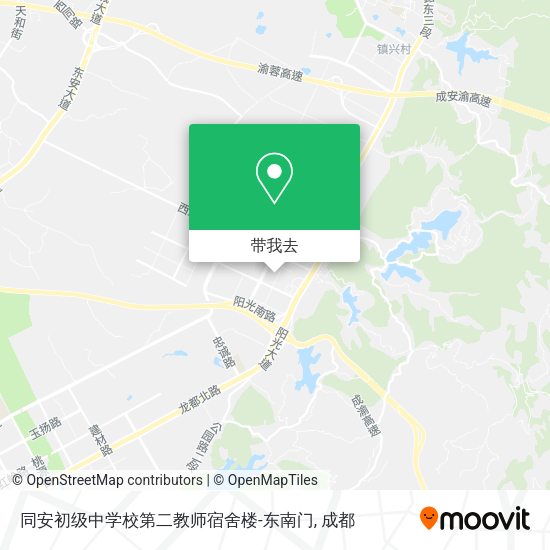 同安初级中学校第二教师宿舍楼-东南门地图
