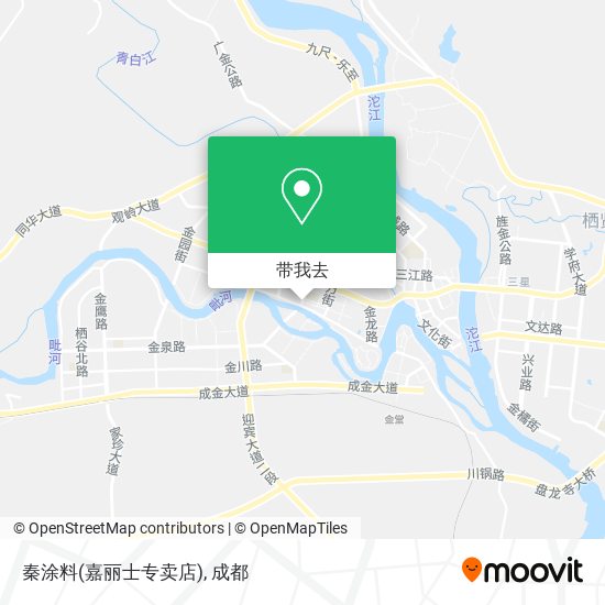 秦涂料(嘉丽士专卖店)地图
