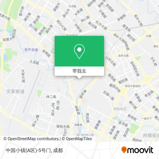中国小镇(A区)-5号门地图