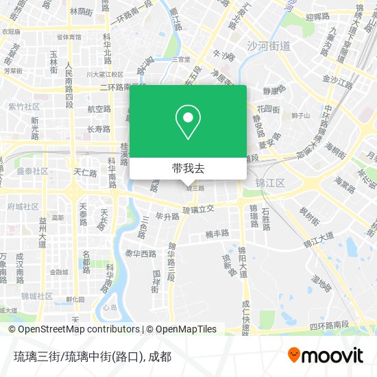 琉璃三街/琉璃中街(路口)地图