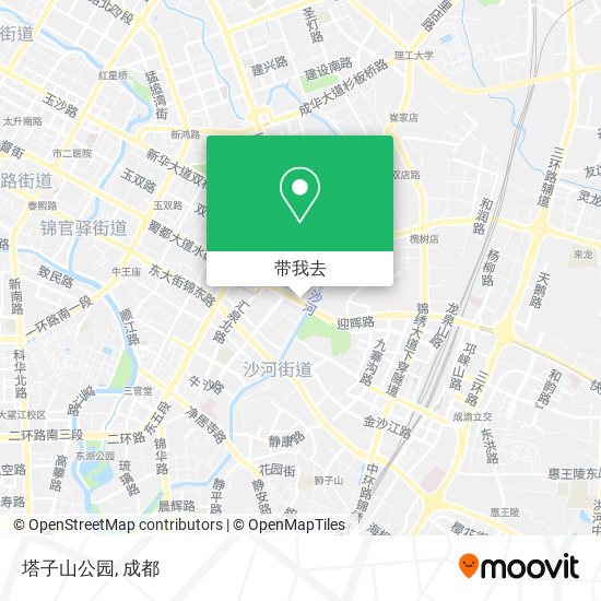 塔子山公园地图