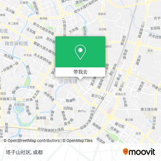 塔子山社区地图