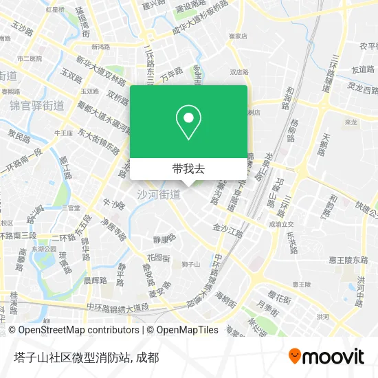 塔子山社区微型消防站地图